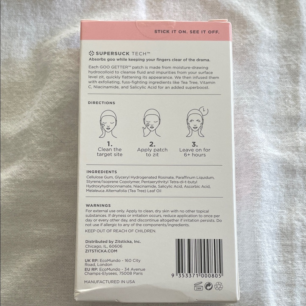 Goo Getter Clarifying Blemish Patches - Pink and White - Picture 2 of 4